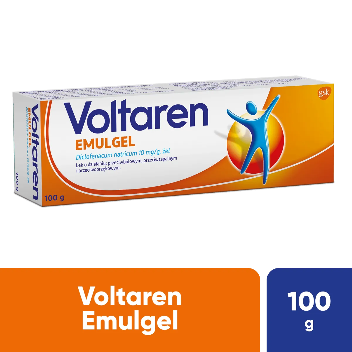 Voltaren Emulgel, 10 mg/g, żel, 100 g