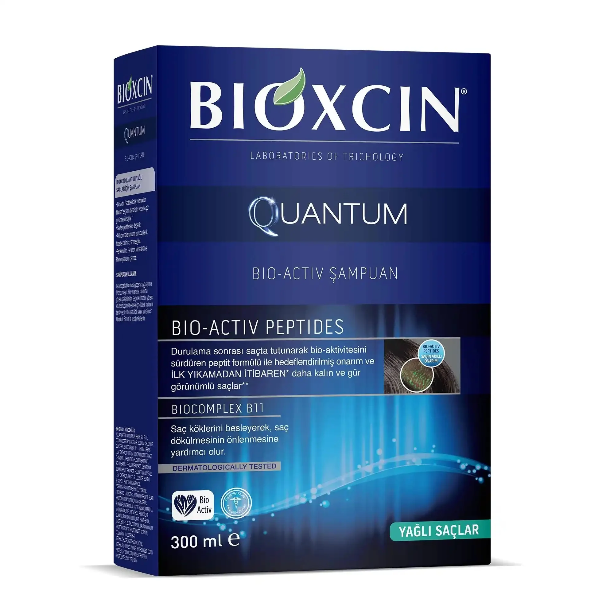 Bioxin Quantum szampon z bioaktywnymi peptydami przeciw wypadaniu, 300 ml