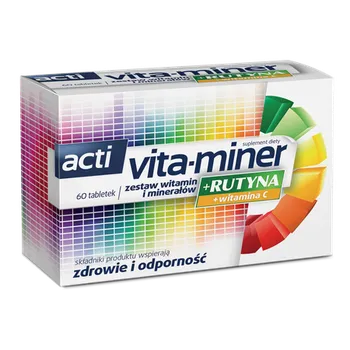 Acti Vita-Miner+Rutyna, suplement diety, 60 tabletek 