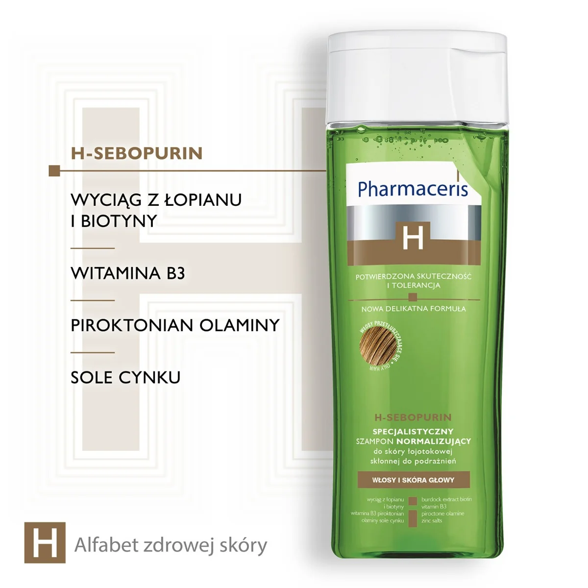 Pharmaceris H-Sebopurin specjalistyczny szampon do włosów, 250 ml