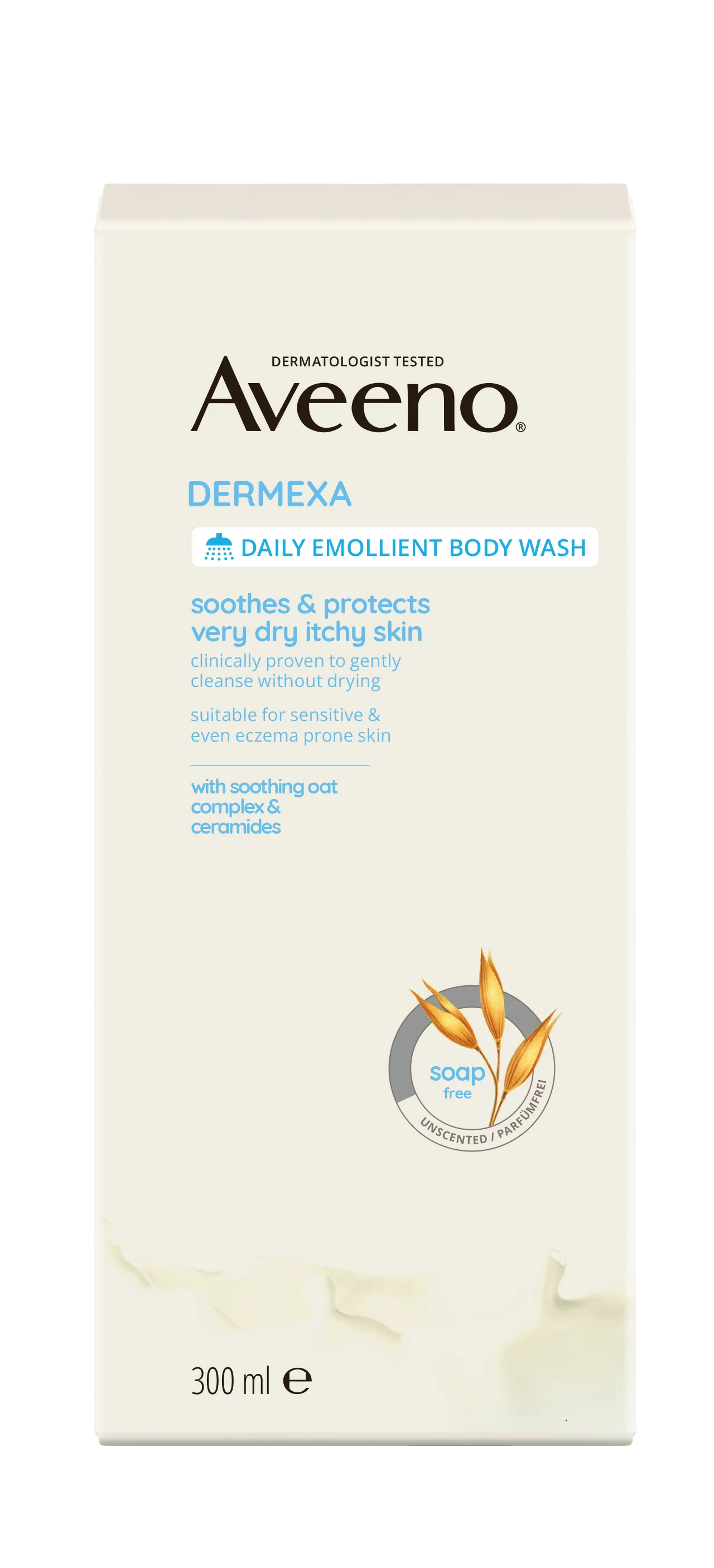 Aveeno® Dermexa emolientowy żel do mycia ciała, 300 ml
