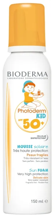 Bioderma Photoderm Kid, pianka SPF50+, 150 ml