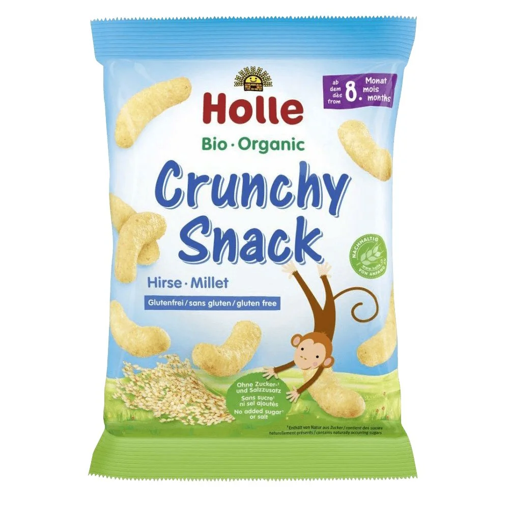 Holle BIO Organic Crunchy Snack chrupki jaglane, 25 g
