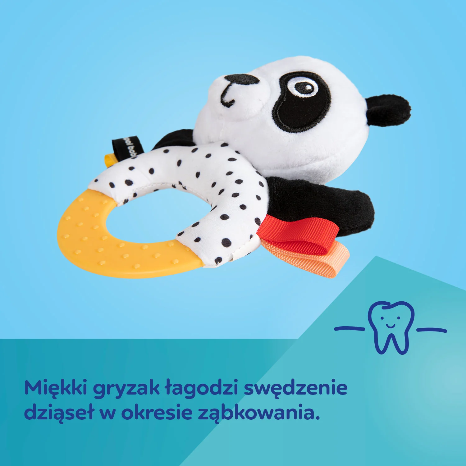 Canpol Babies BabiesBoo sensoryczna zabawka z gryzakiem i grzechotką 1 sztuka