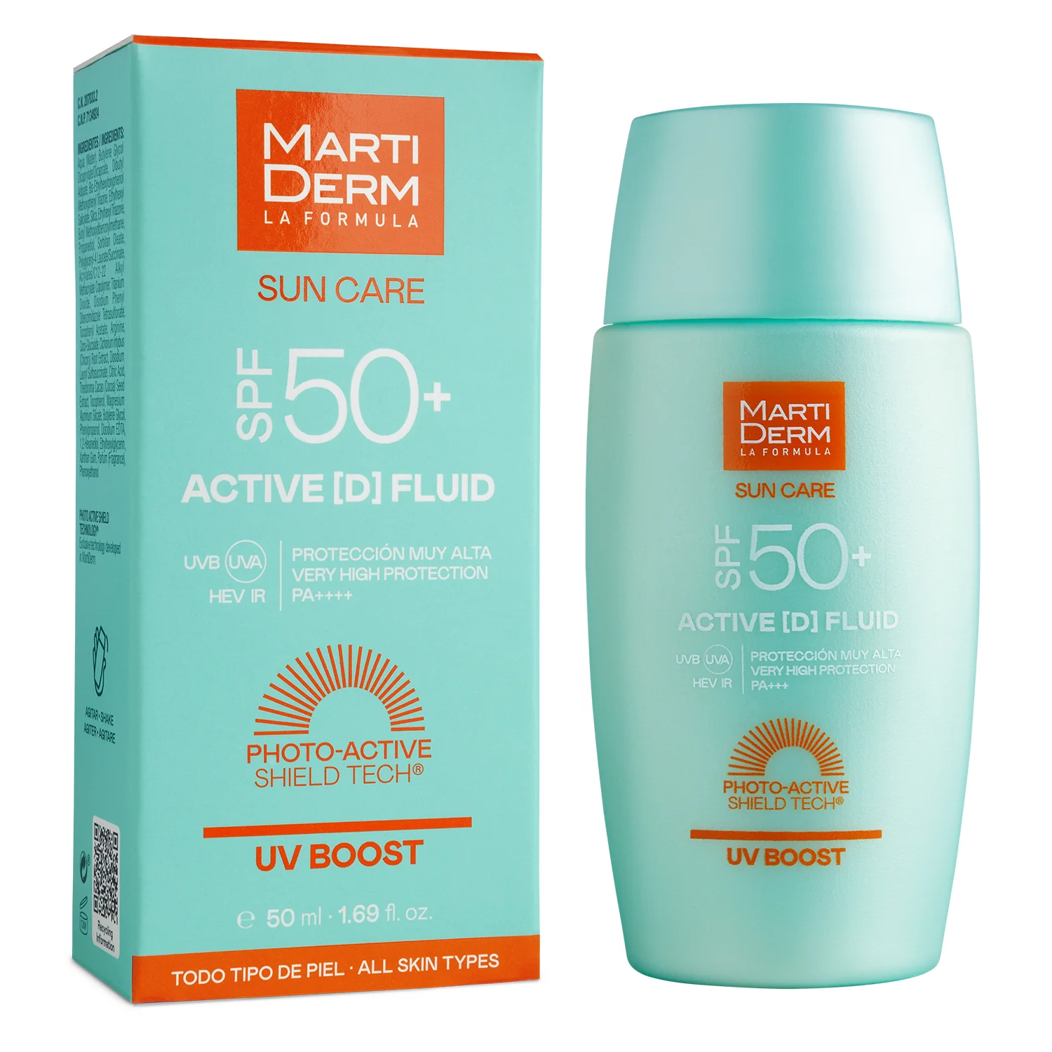 Martiderm Sun Care Active D SPF50+ Fluid fluid ochronny, 50 ml