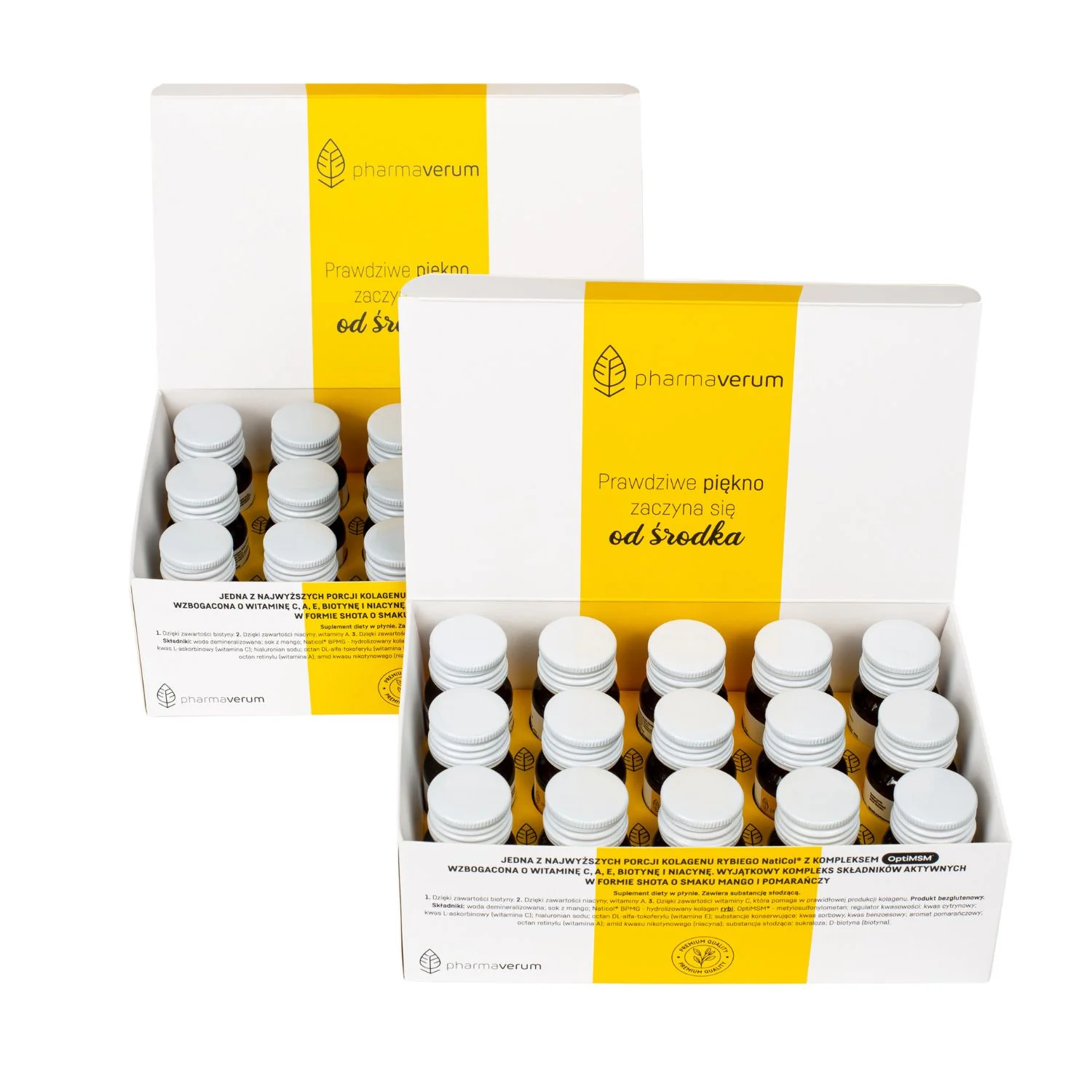 Beautyllagen® Shot Mango-Pomarańcza płyn, 30 x 30 ml