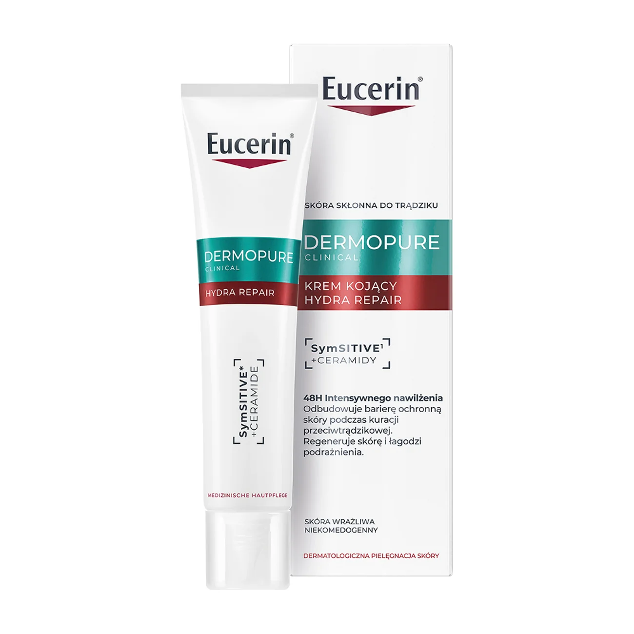 Eucerin DermoPure Clinical krem kojący hydra repair, 40 ml