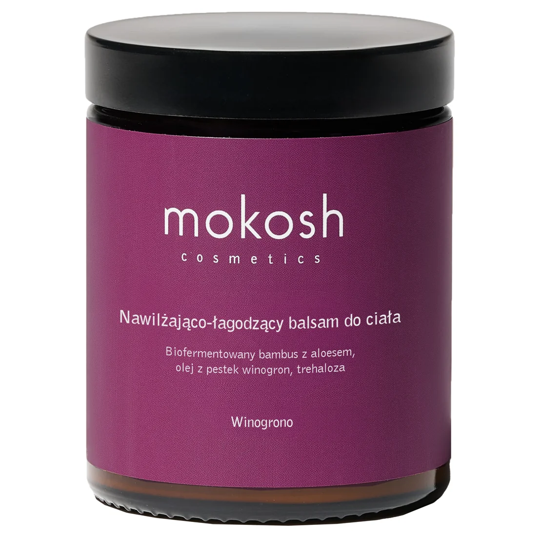 Mokosh nawilżająco-łagodzący balsam do ciała winogrono, 180 ml