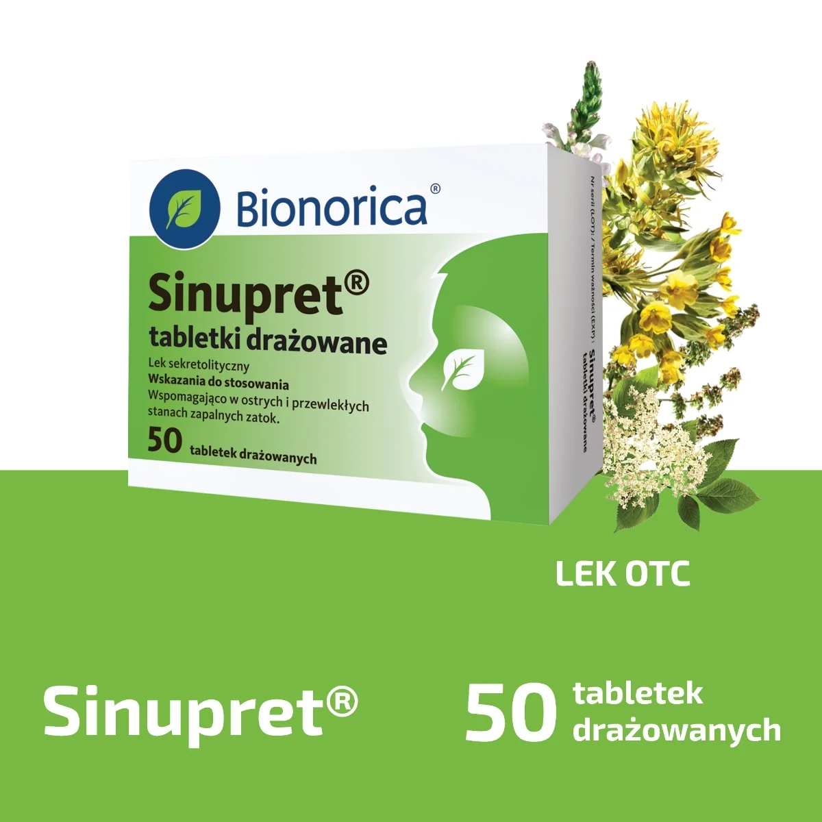 Sinupret 50 tabletek drażowanych