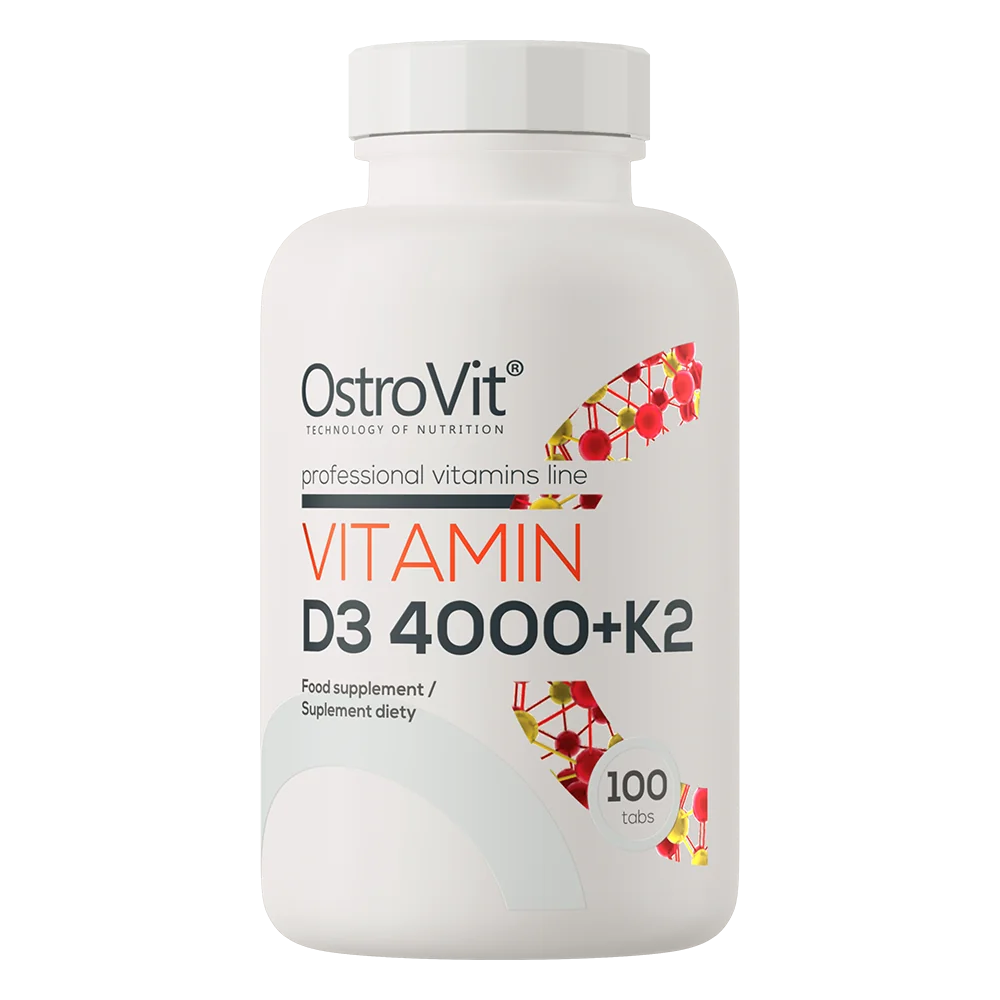 OstroVit Witamina D3 4000 IU + K2 100 tabletek