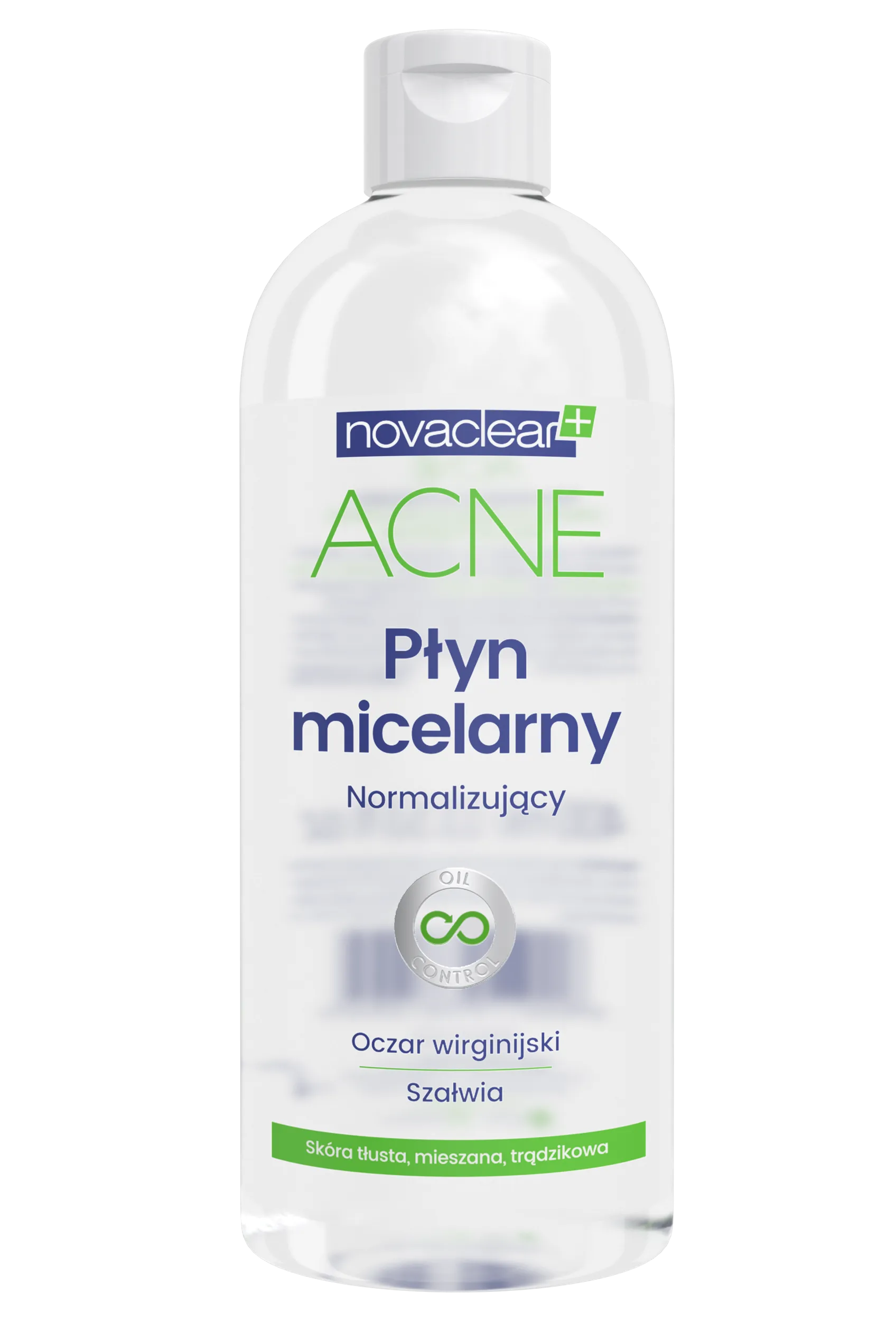 Novaclear Acne, płyn micelarny normalizujący, 400 ml