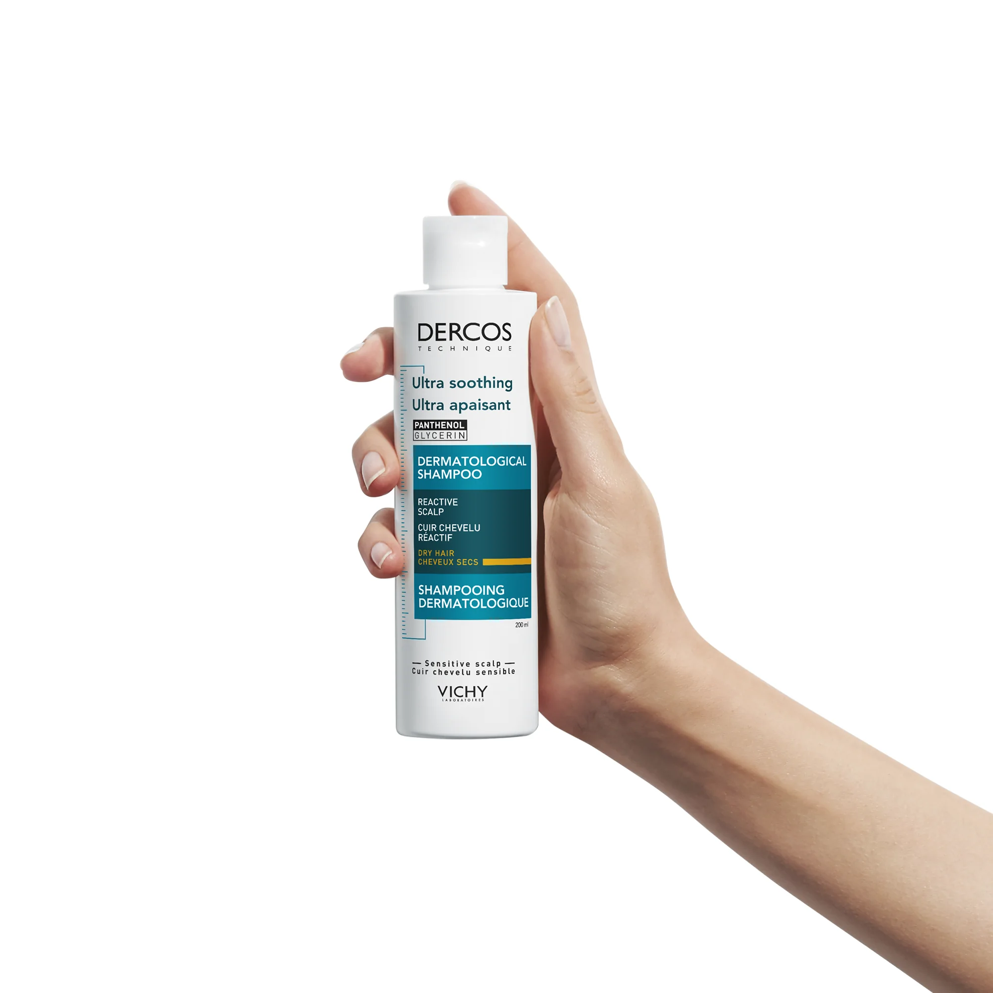 Vichy Dercos Ultra Soothing szampon łagodzący do włosów suchych, 200 ml
