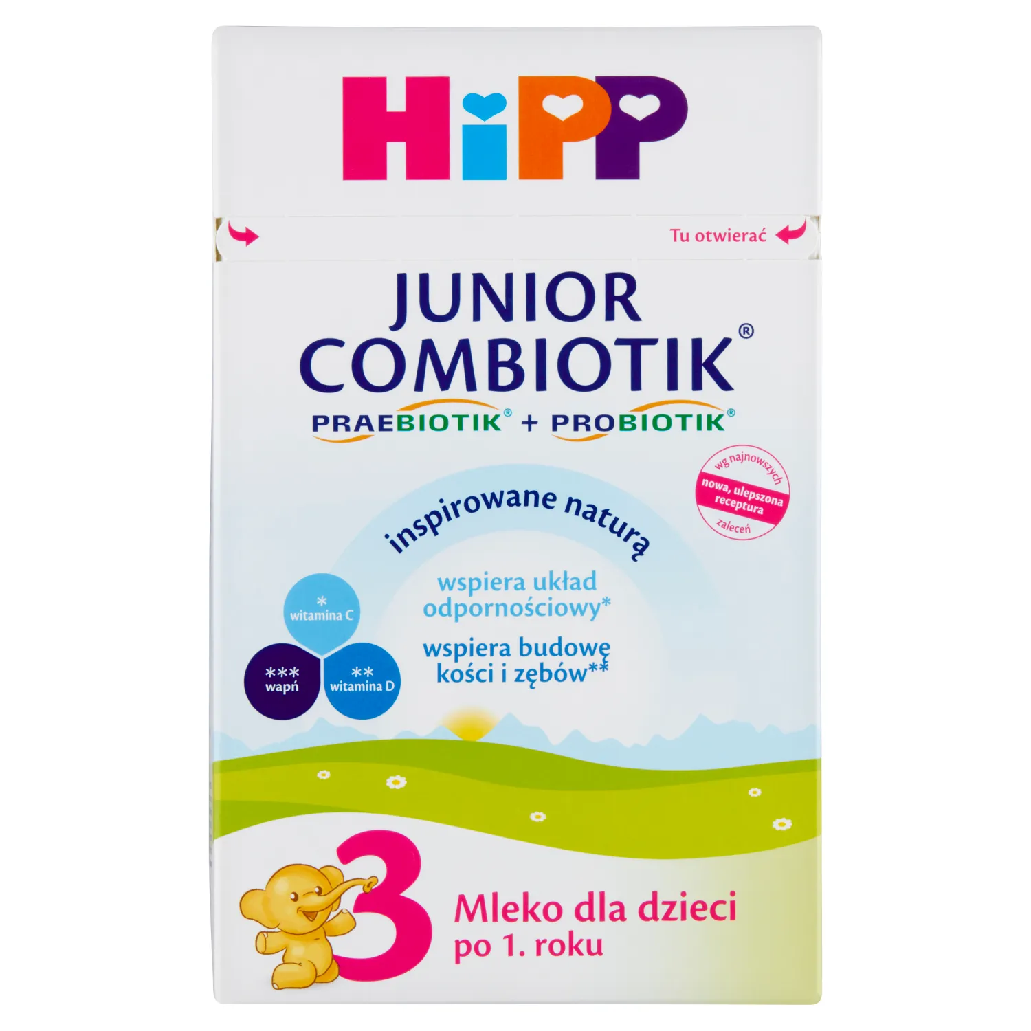 Hipp 3 Junior Combiotik, mleko dla dzieci powyżej 1. roku życia, 550 g