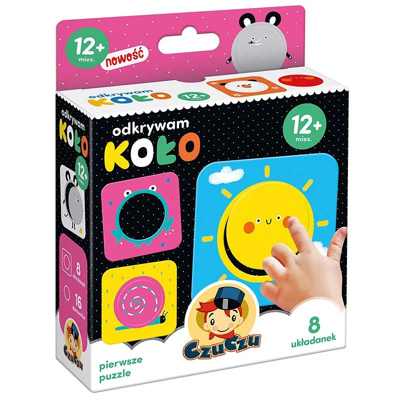 CzuCzu dkrywam koło dla dzieci 12 mies.+
