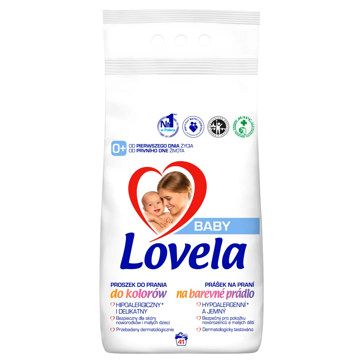 Lovela Baby hipoalergiczny proszek do prania do kolorów 4,1 kg, 41 prań