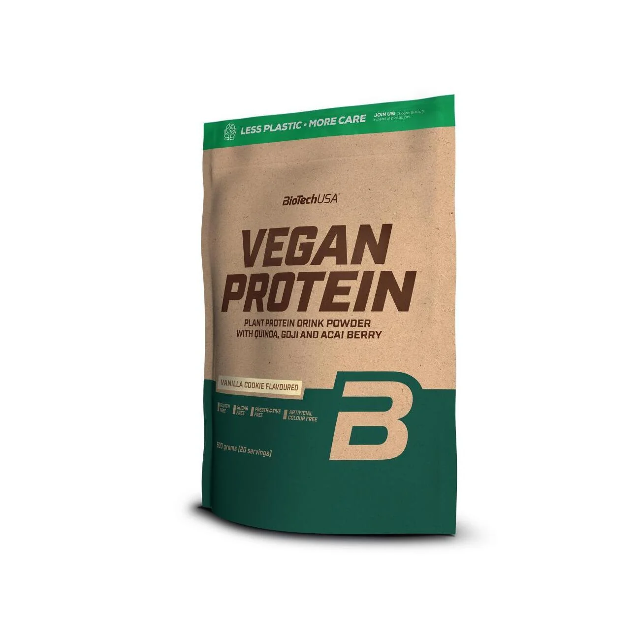BioTechUSA Vegan Protein o smaku ciasteczek waniliowych, proszek, 500 g