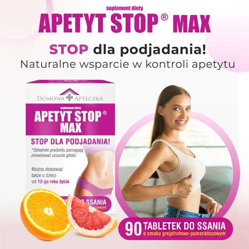 Domowa Apteczka Apetyt Stop Max 90 tabletek do ssania