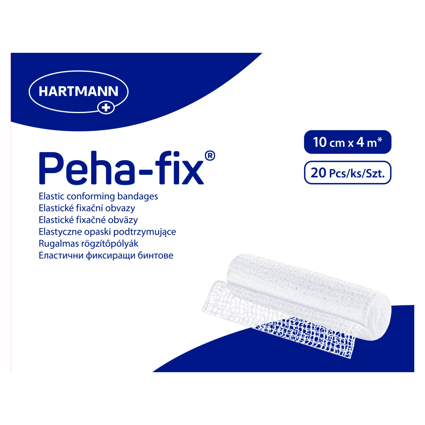 Peha-Fix opaska podtrzymująca elastyczna, 10 cm x 4 m, 1 szt.