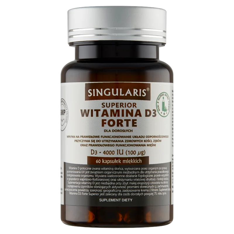 Singularis Superior Witamina D3 Forte 4000 60 kapsułek