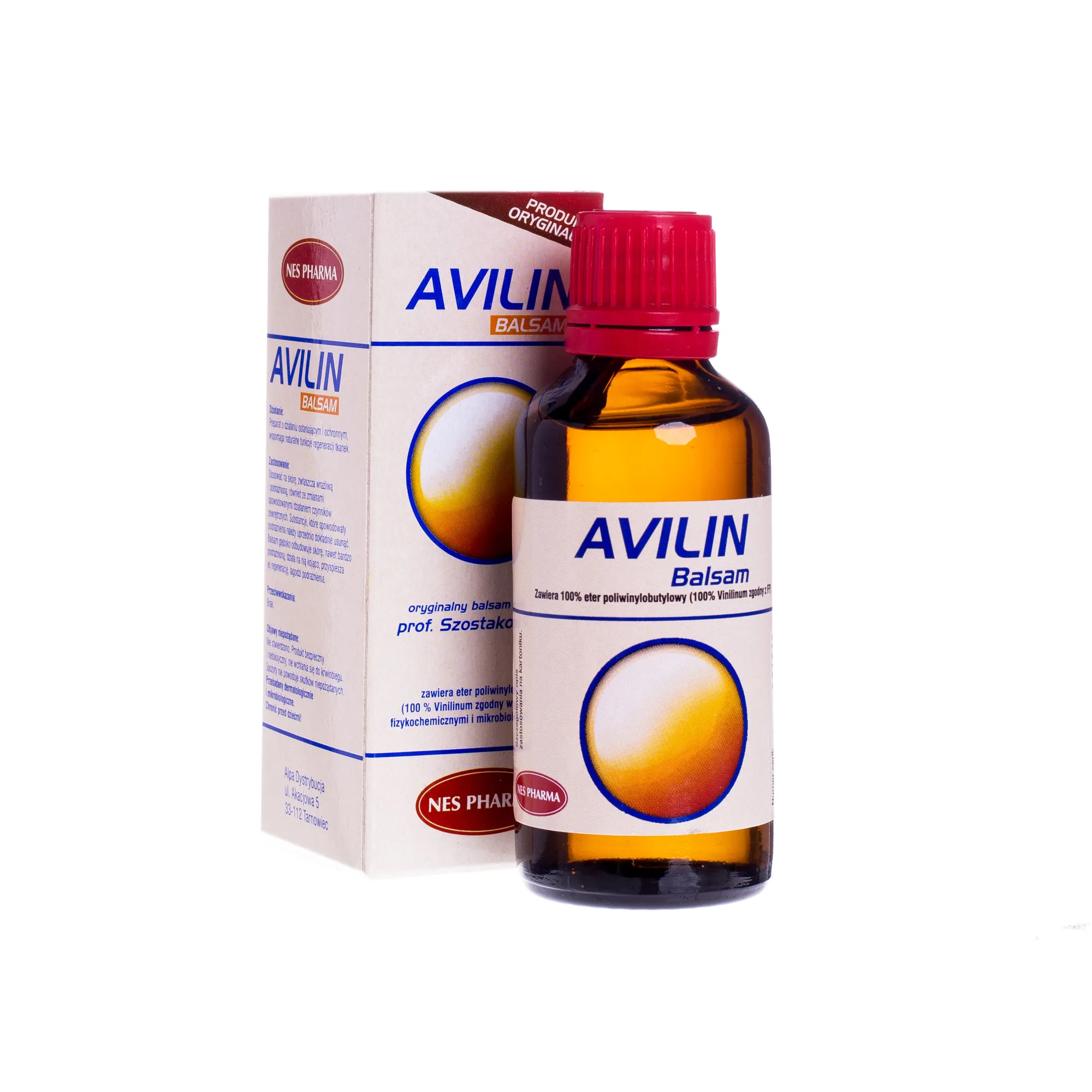 Avilin Balsam, oryginalny balsam receptury prof. Szostakowskiego, 50 ml 