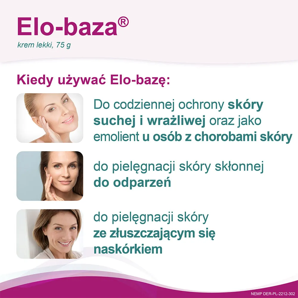 Elo-baza krem lekki, 75g 