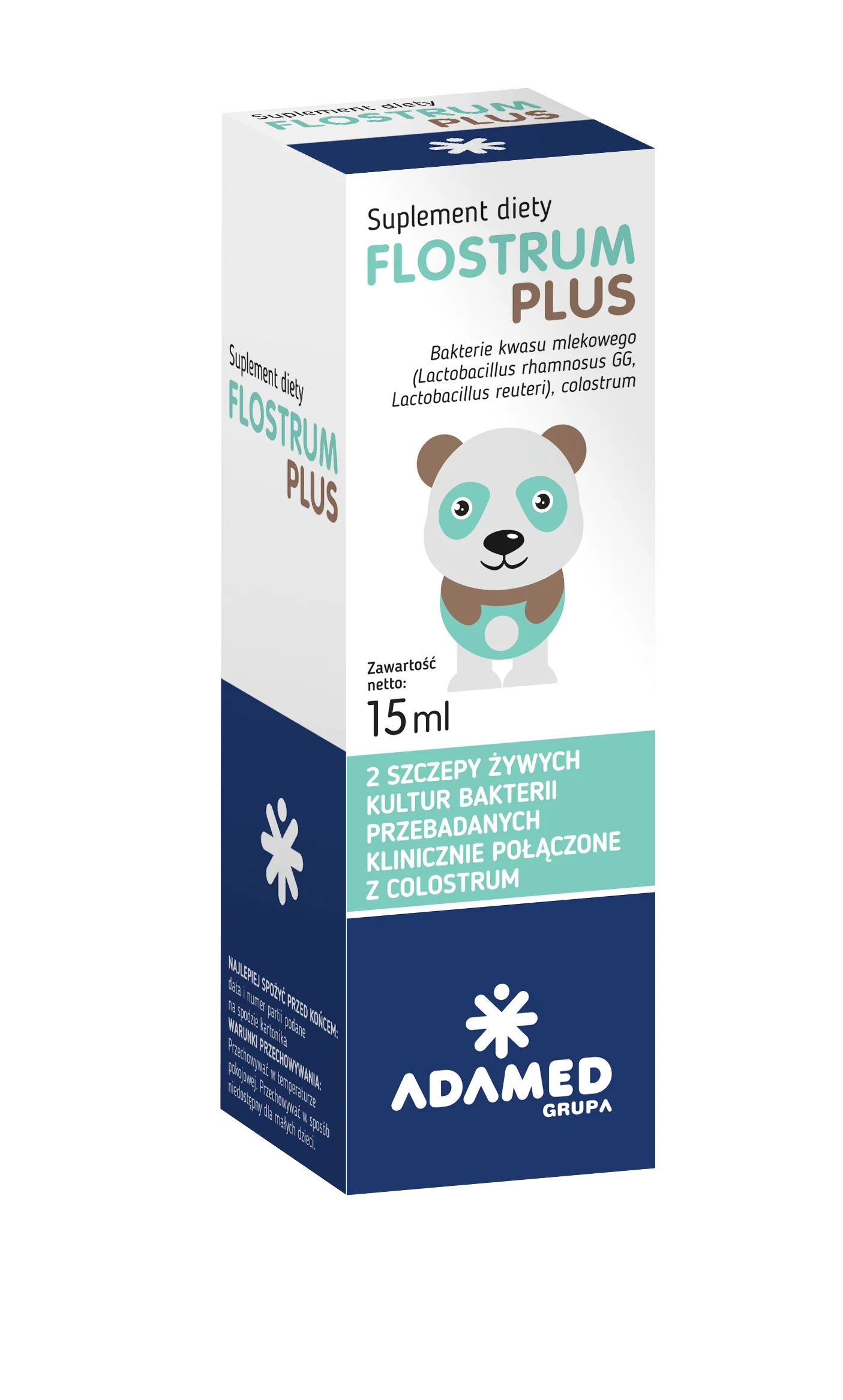 Flostrum Plus suplement diety, 15 ml
