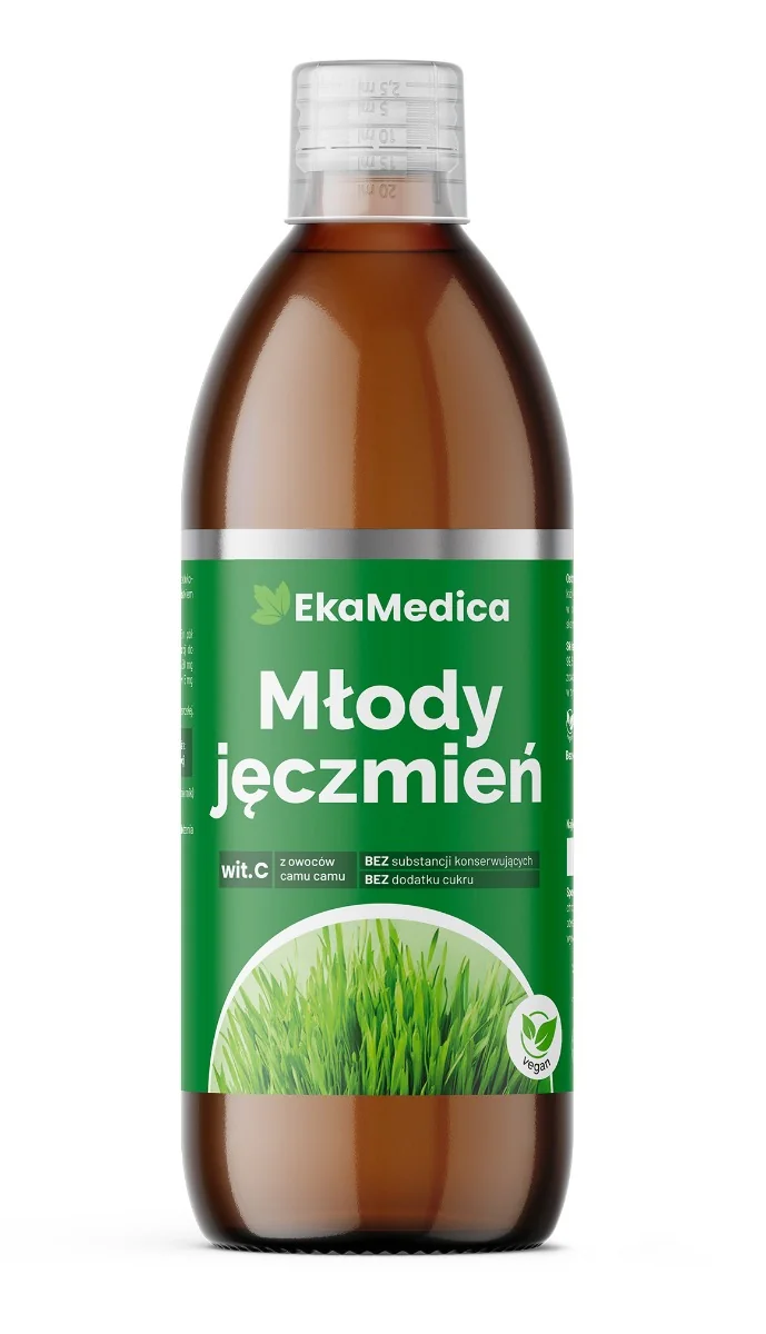 EkaMedica Młody jęczmień sok, 500 ml
