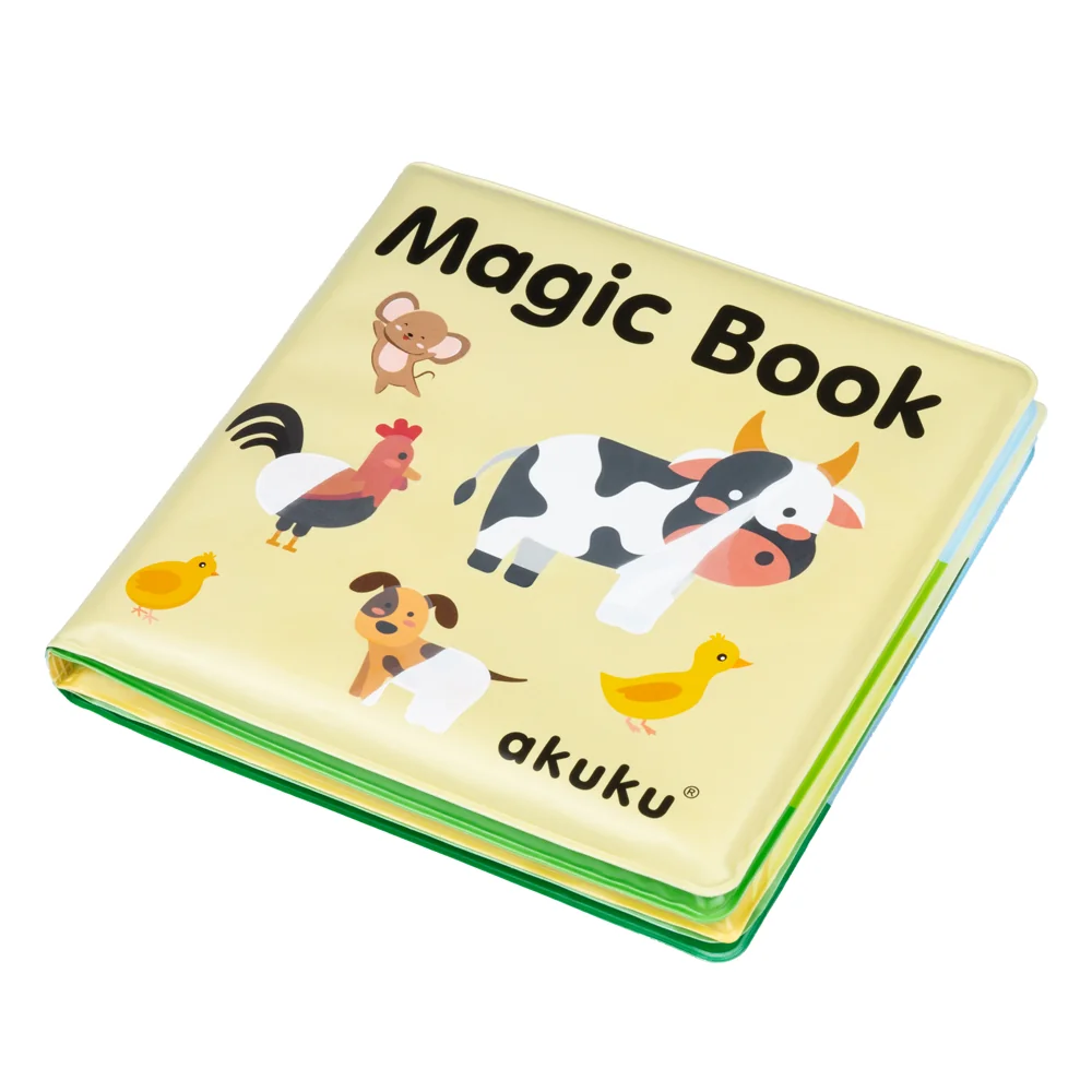 Akuku Magic Book książeczka edukacyjna do zabawy w wodzie