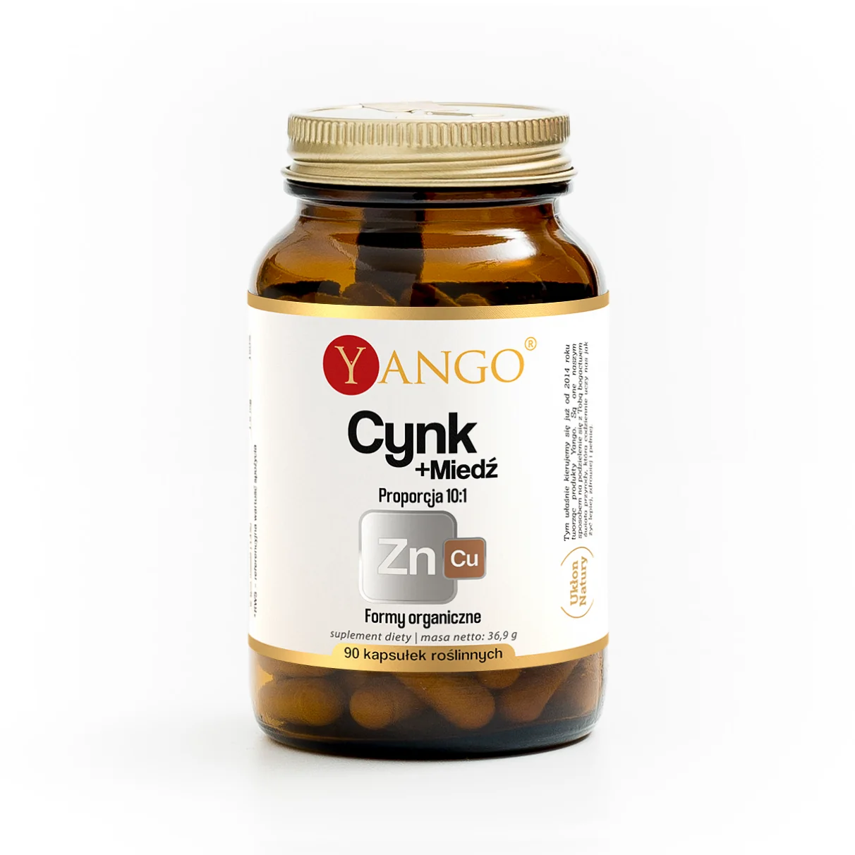 Yango Cynk + miedź 90 kapsułek