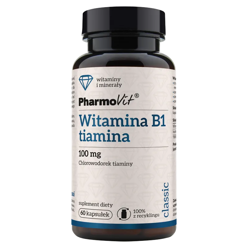 Witamina B1 Pharmovit, suplement diety, 60 kapsułek