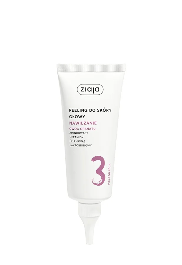 Ziaja Owoc Granatu Nawilżanie peeling do skóry głowy, 100 ml