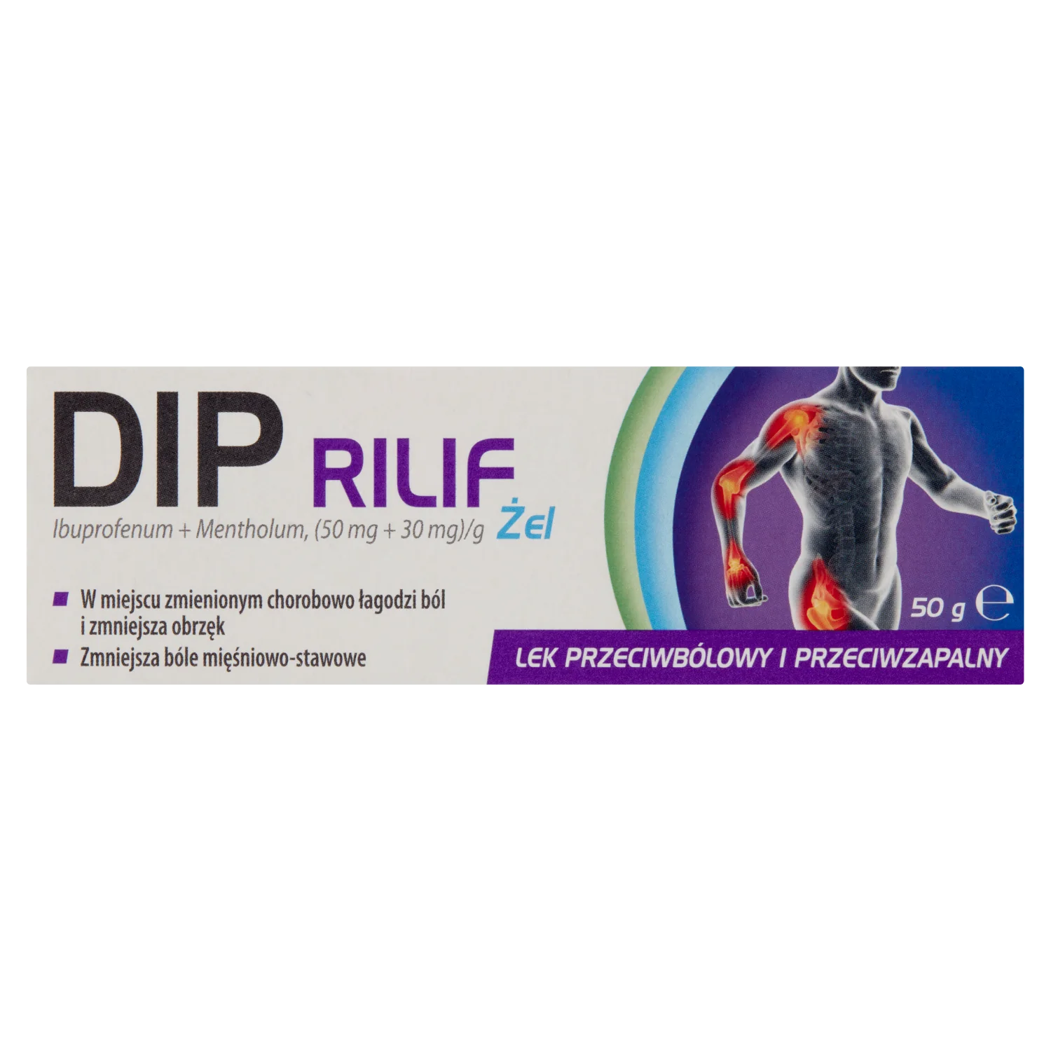 Dip Rilif ( 50 mg + 30 mg )/g, 50 g