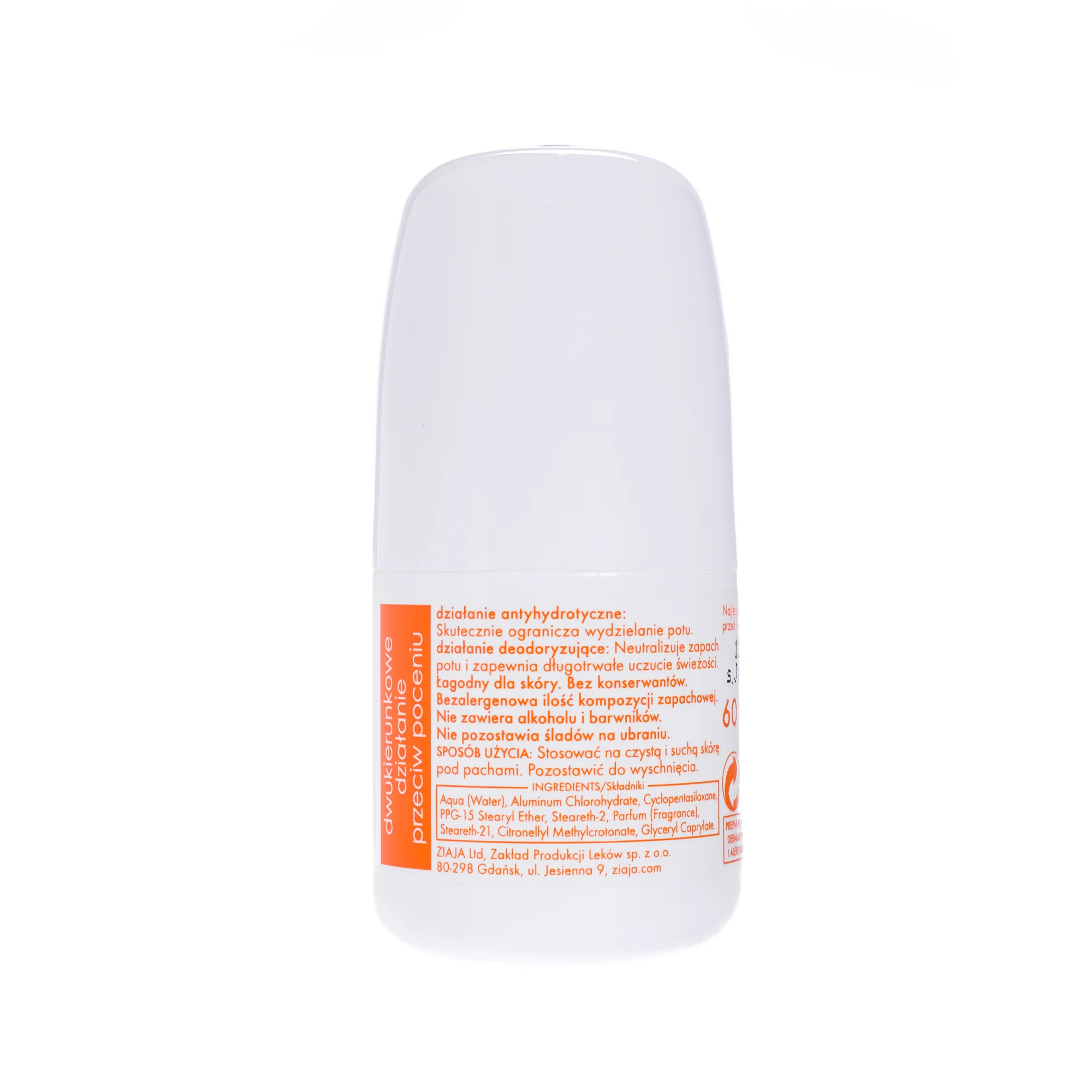 Ziaja Activ antyperspirant w kremie, 60 ml