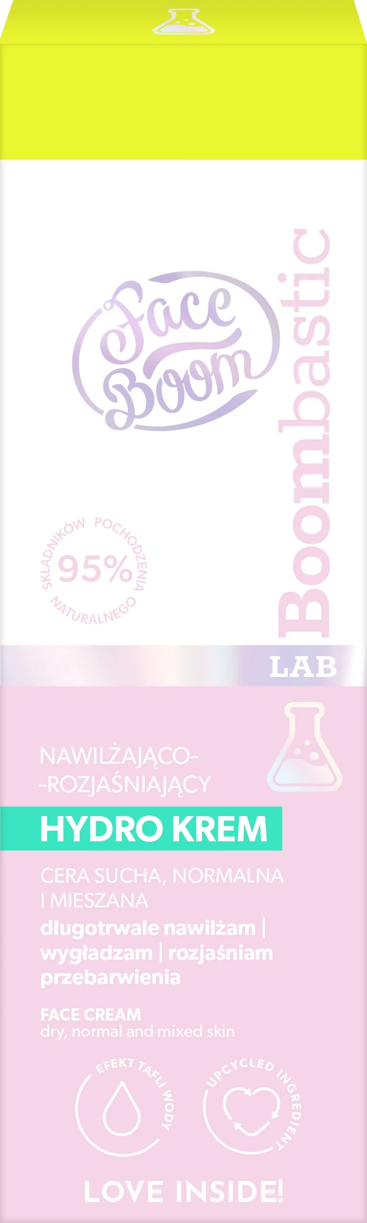 FaceBoom Boombastic Lab nawilżająco-rozjaśniający hydro-krem, 50 ml