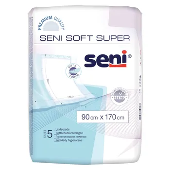  Seni Soft Super, podkłady higieniczne, 90x170 cm, 5 sztuk 