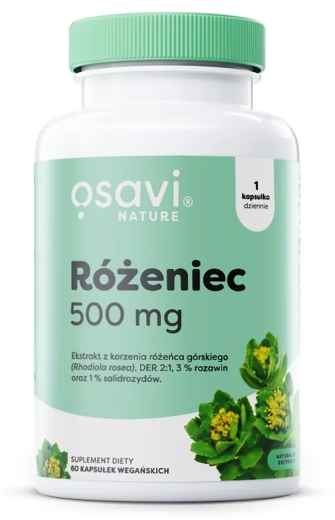 Osavi Różeniec 500 mg 60 kapsułek wegańskich