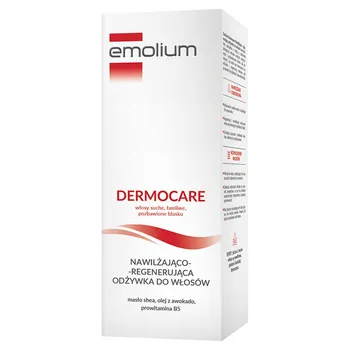 Emolium Dermocare, nawilżająco- regenerująca odżywka do włosów, 150 ml 