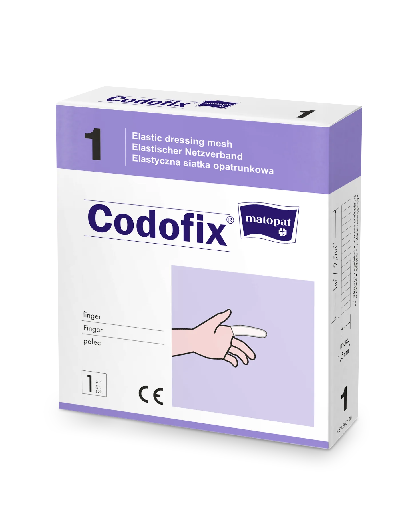 Matopat Codofix® elastyczna siatka opatrunkowa 1x1 m