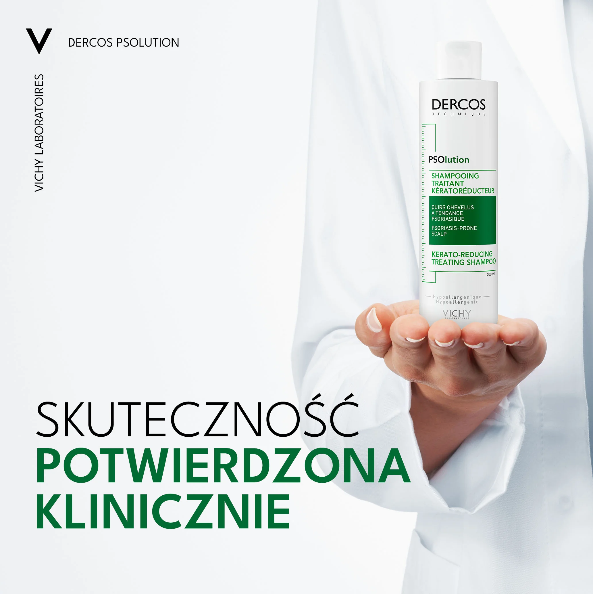Vichy Dercos PSOlution szampon keratolityczny, 200 ml