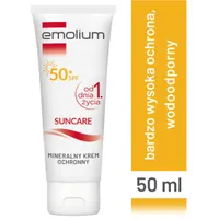 Emolium Suncare, mineralny krem ochronny SPF 50+, 50 ml