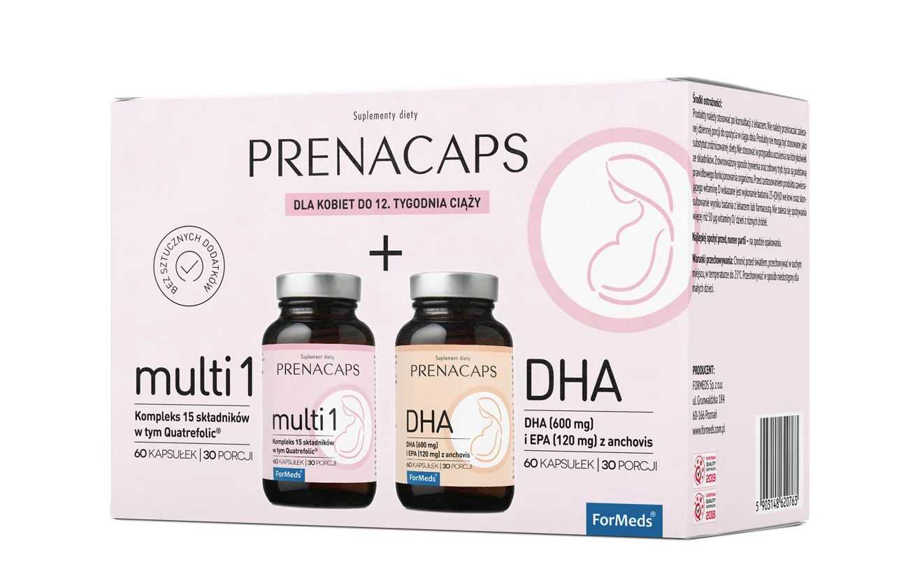 Prenacaps Multi 1 + DHA 60+60 kapsułek