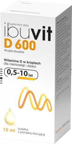 Ibuvit D 600 butelka z pompką, 10 ml