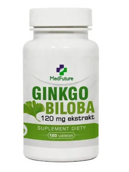 Ginkgo Biloba ekstrakt, 120 mg, 120 tabletek Ginkgo Biloba ekstrakt, 120 mg, 120 tabletek
