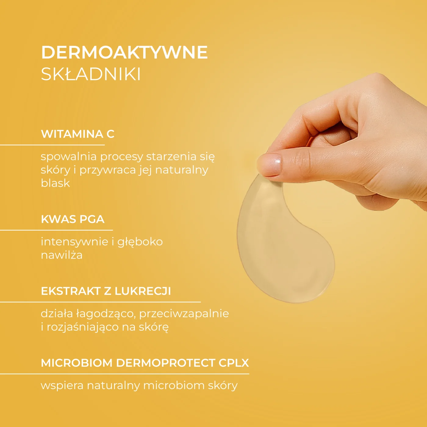L'biotica Hydrożelowe płatki pod oczy z Witaminą C, 1 para