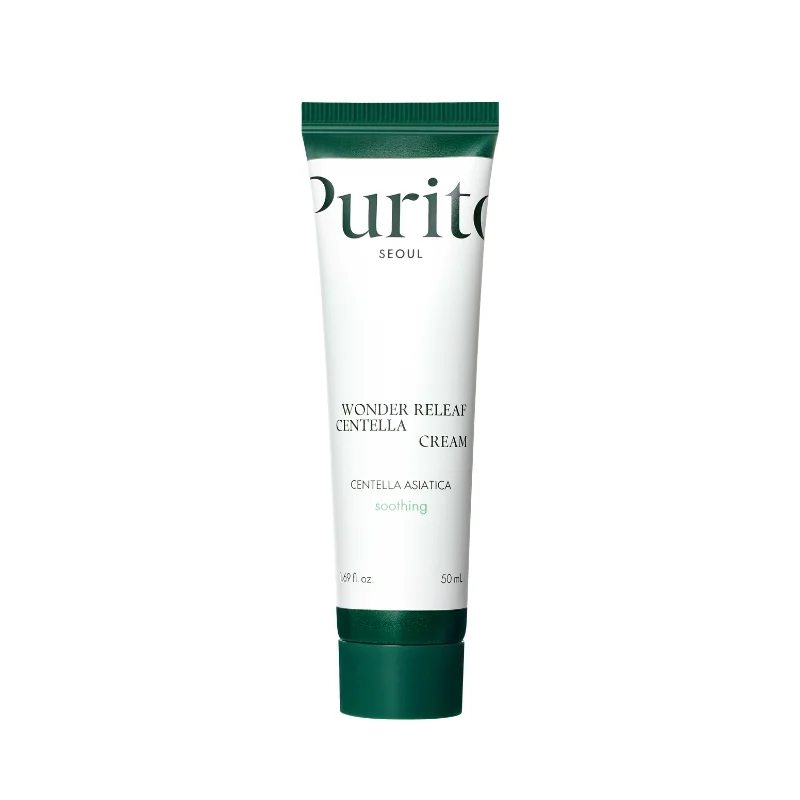 Purito Wonder Releaf Centella łagodzący krem z ekstraktem z wąkroty azjatyckiej, 50 ml
