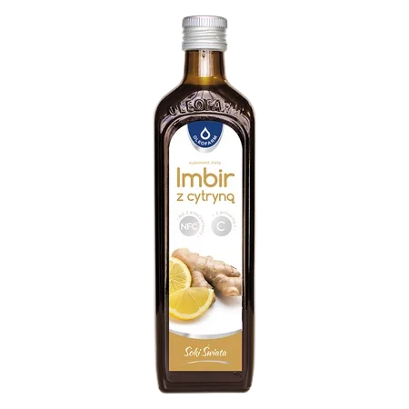 Oleofarm Sok z imbiru i cytryny z witaminą C 490 ml