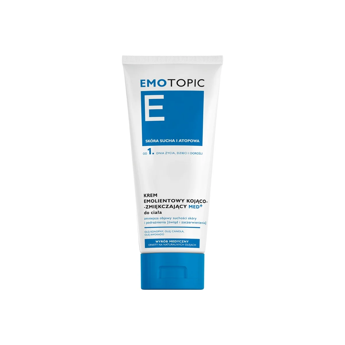 Emotopic MED+ krem emolientowy kojąco-zmiękczający do ciała, 200 ml