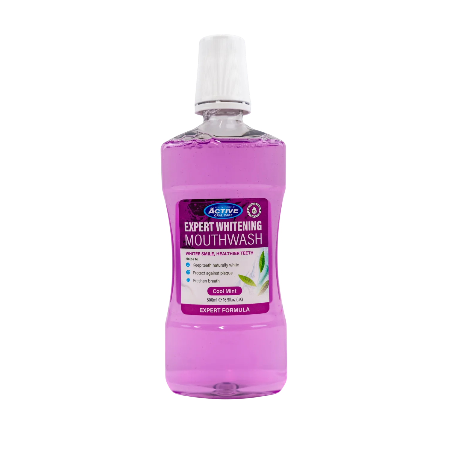Beauty Formulas EXPERT WHITENING płyn do płukania jamy ustnej, 500 ml
