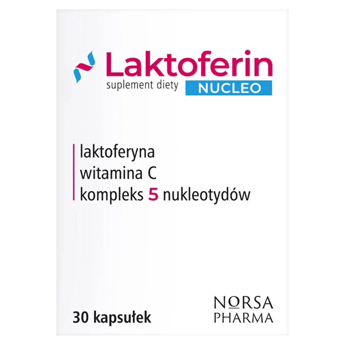 Norsa Pharma Lactoferin Nucleo 30 kapsułek