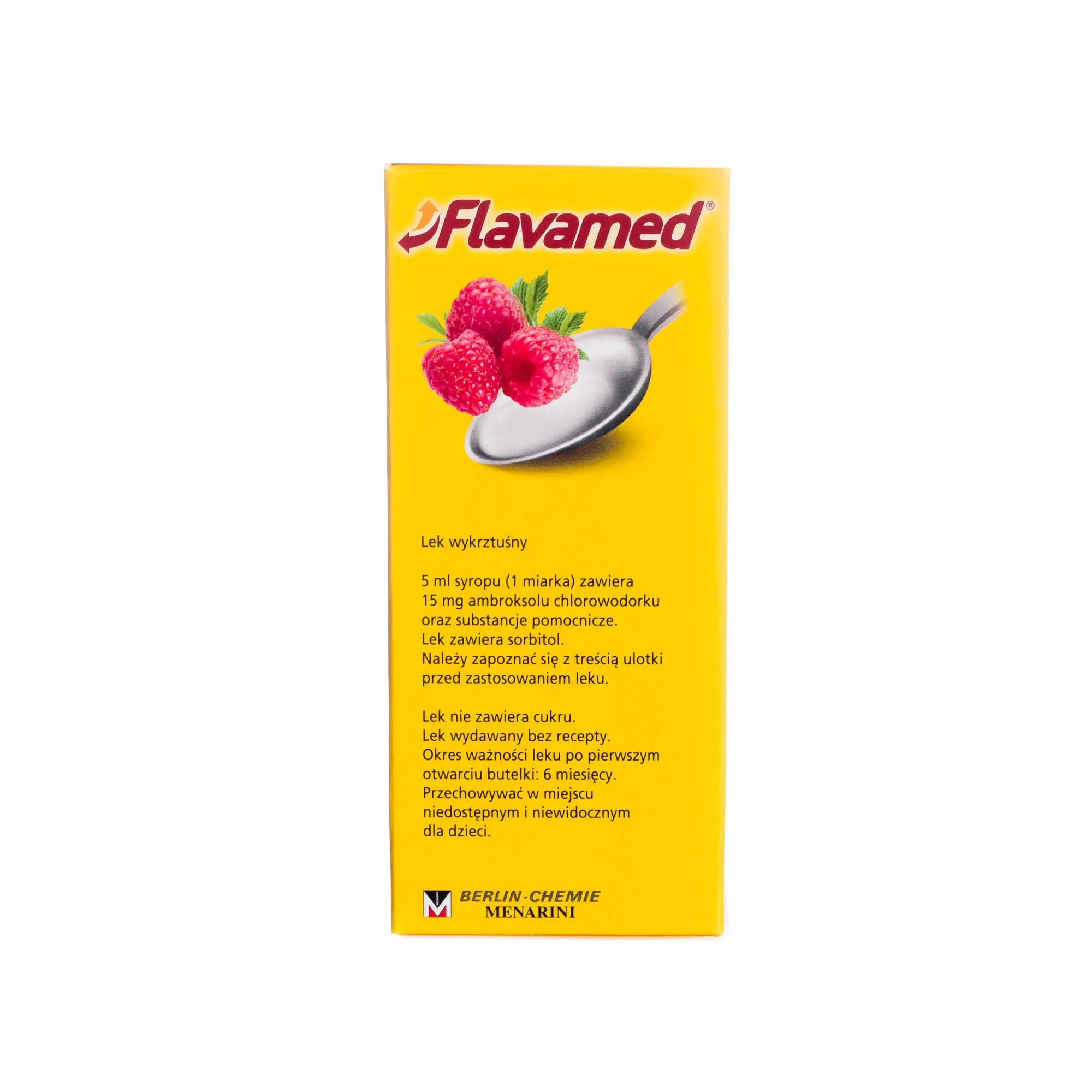 Flavamed 15 mg/5 ml syrop, Ambroxoli hydrochloridum, 100 ml 